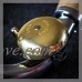 Retro Brass Bicycle Bell  made in England  22-26mm stainless steel handlebar clamp & fittings  polished solid brass dome  loud musical sound - B0077PQX9S